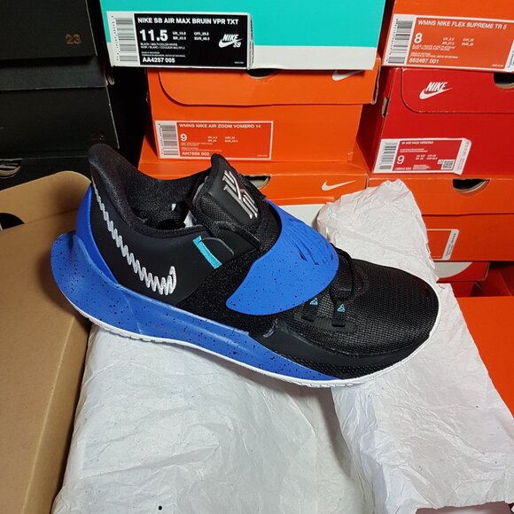 NIKE KYRIE 3 BLACK/ROYAL MEN'S US SIZE 10 BRAND NEW IN BOX - Picture 12 of 14
